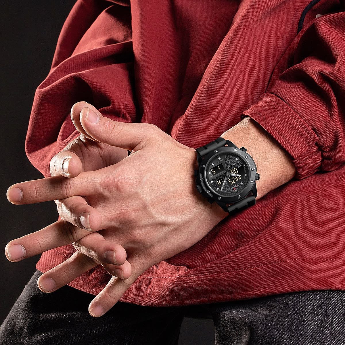 ساعة نافي فورس للرجال NF9221-B-GY-B