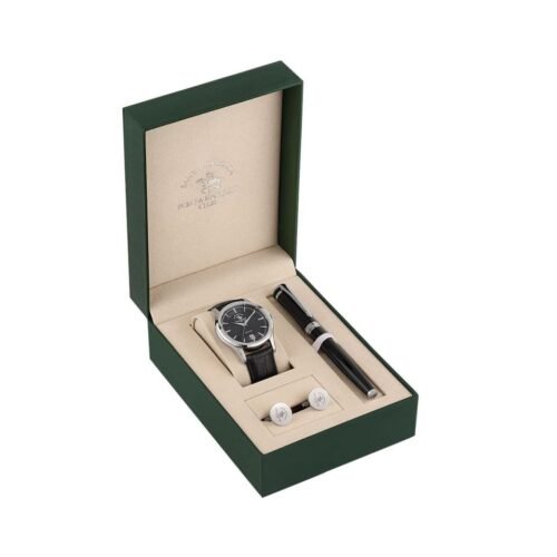 SANTA BARBARA MEN’S LEATHER WATCH SB.1.10507-2