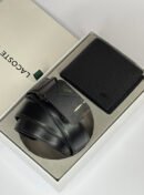 LC Leather Wallet-Belt Set For Men 19#