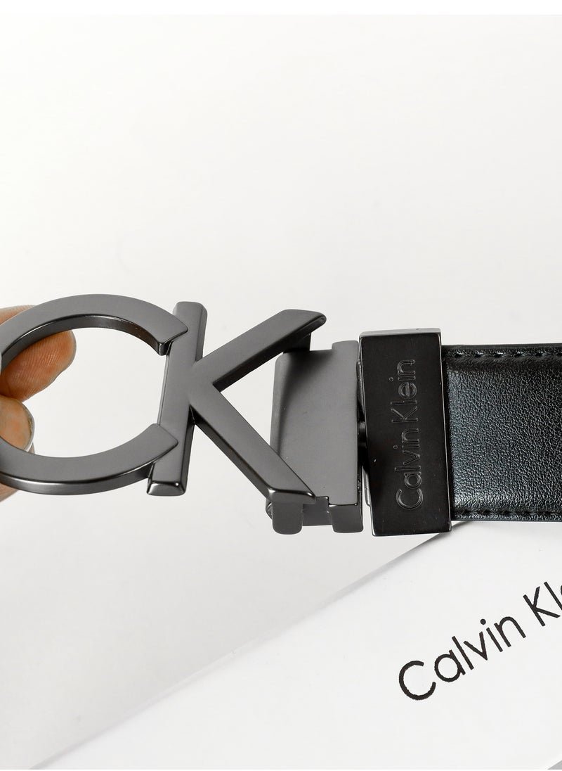 CK Reversible Belt & Wallet Set For Men - الصورة 3