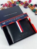 محفظة من تومي هيلفيغر للرجال جلد