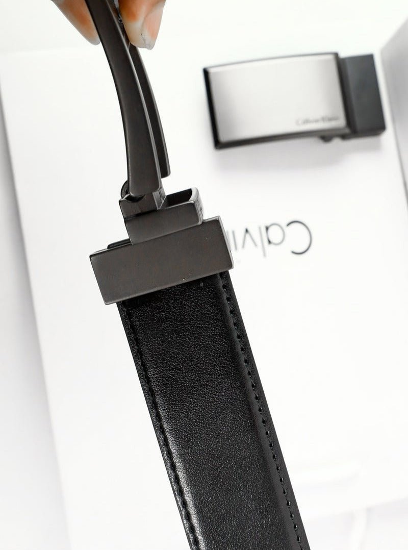 CK Leather Belt Set For Men 9# - الصورة 6