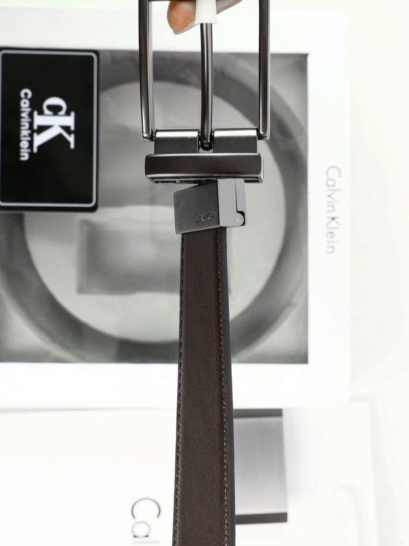 CK Leather Belt Set For Men 10# - الصورة 7