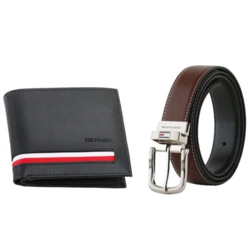 TH Leather Wallet-Belt Set For Men 2#