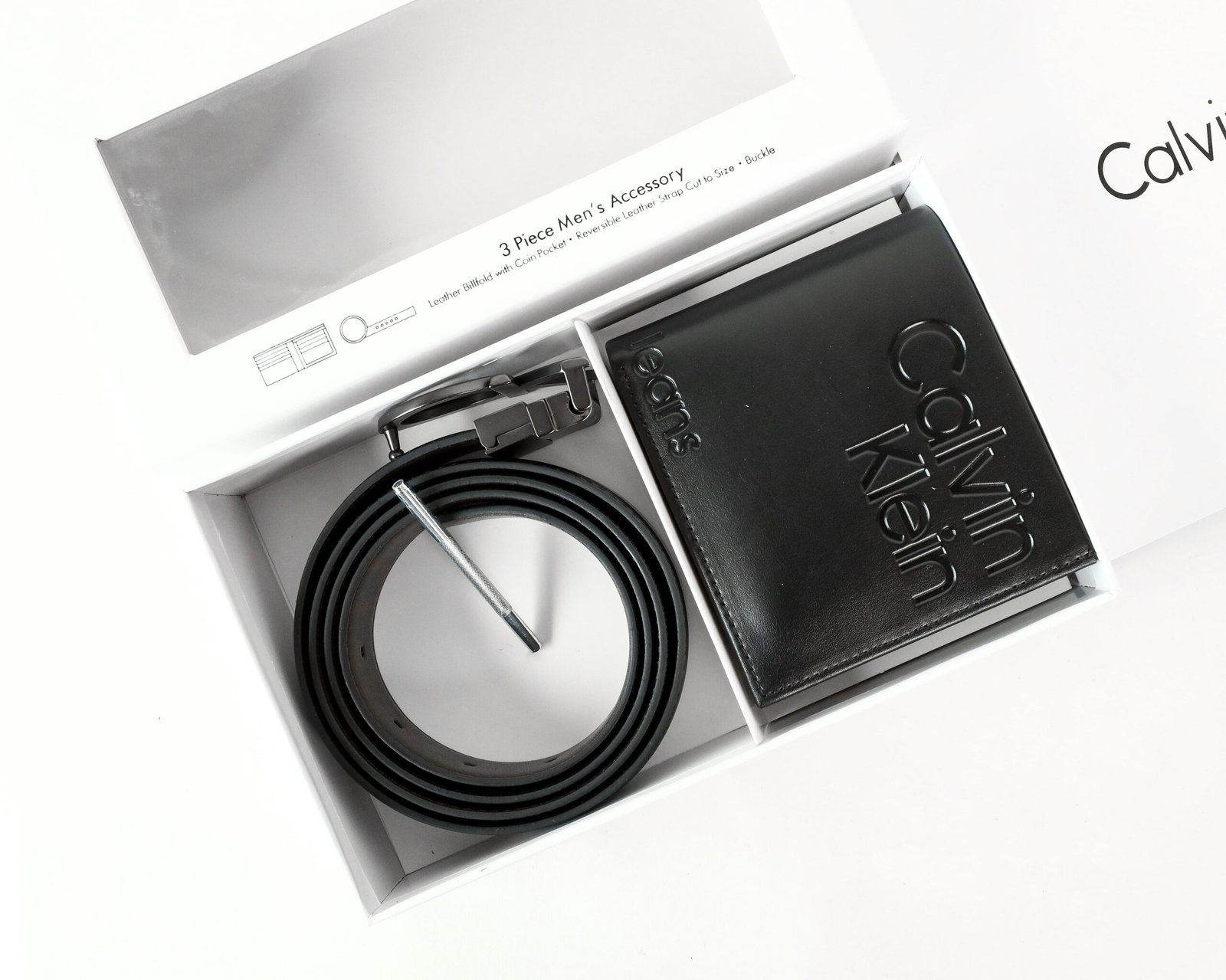 CK Wallet-Belt Set For Men 6# - الصورة 2