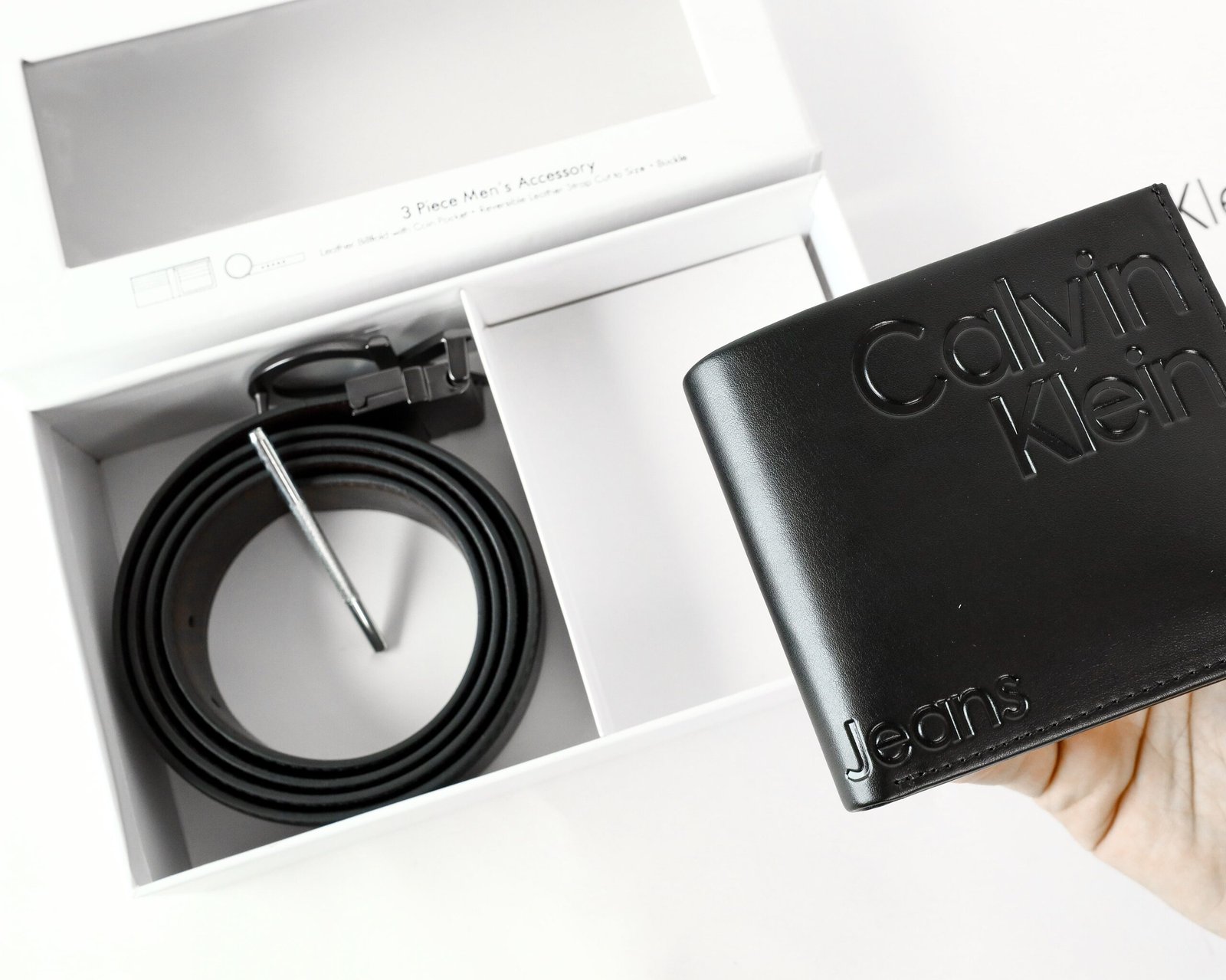 CK Wallet-Belt Set For Men 6# - الصورة 3