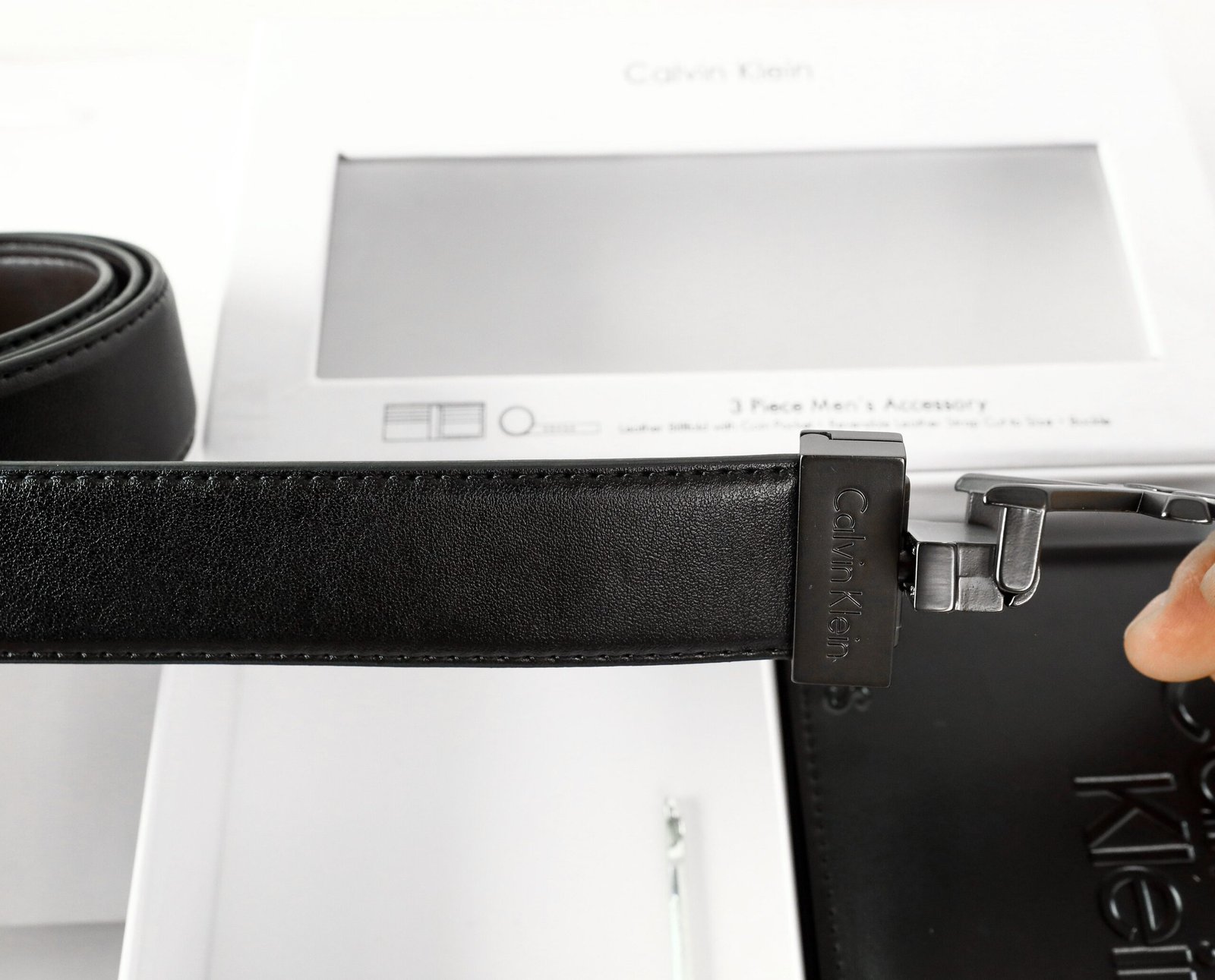 CK Wallet-Belt Set For Men 6# - الصورة 6