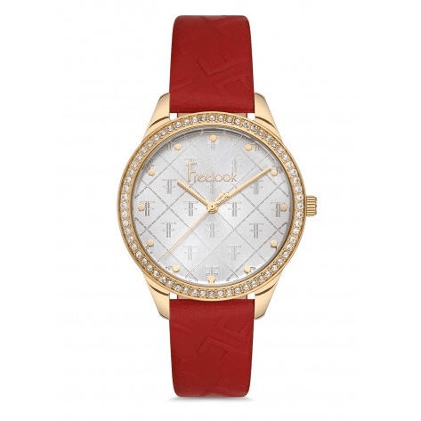 FREELOOK WOMEN’S LEATHER STRAP WATCH FL.1.10122-3