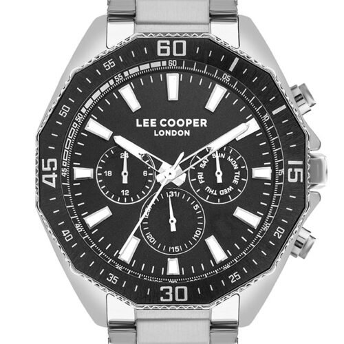 LEE COOPER Men’s Multi Function Black Dial Watch – LC07847.350