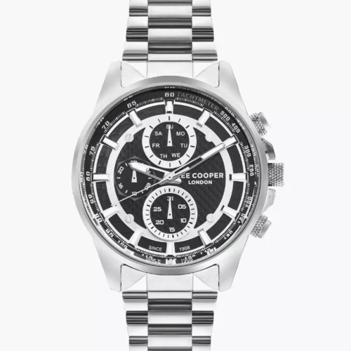 LEE COOPER Men’s Multi Function Black Dial Watch – LC07852.350
