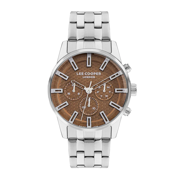 LEE COOPER Men’s Multi Function Brown Dial Watch – LC07879.380