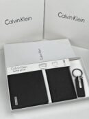 طقم من كالفن كلاين مكون من محفظه ومادليه وكراته رجالي