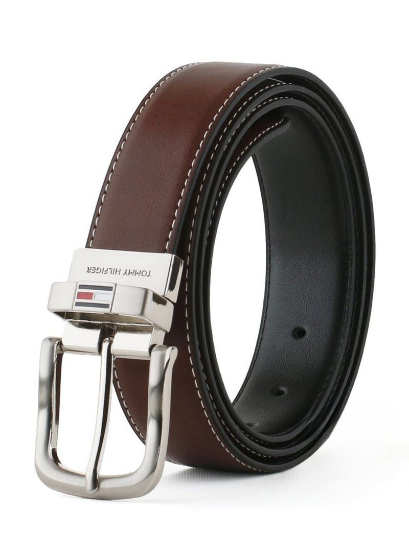 TH Leather Wallet-Belt Set For Men 2# - الصورة 3