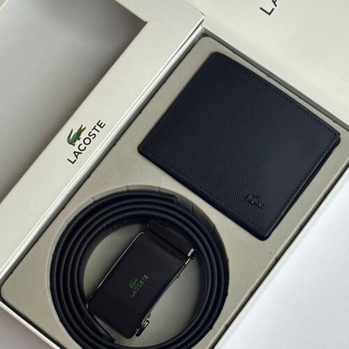 LC Leather Wallet-Belt Set For Men 20#