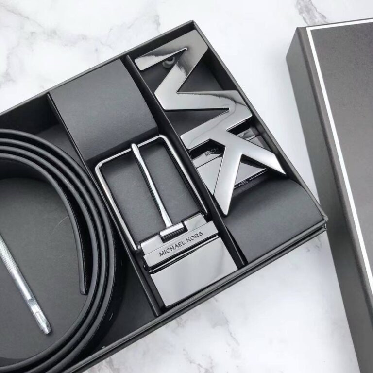 حزام مايكل كورس دبل فيس رجالي - الصورة 3