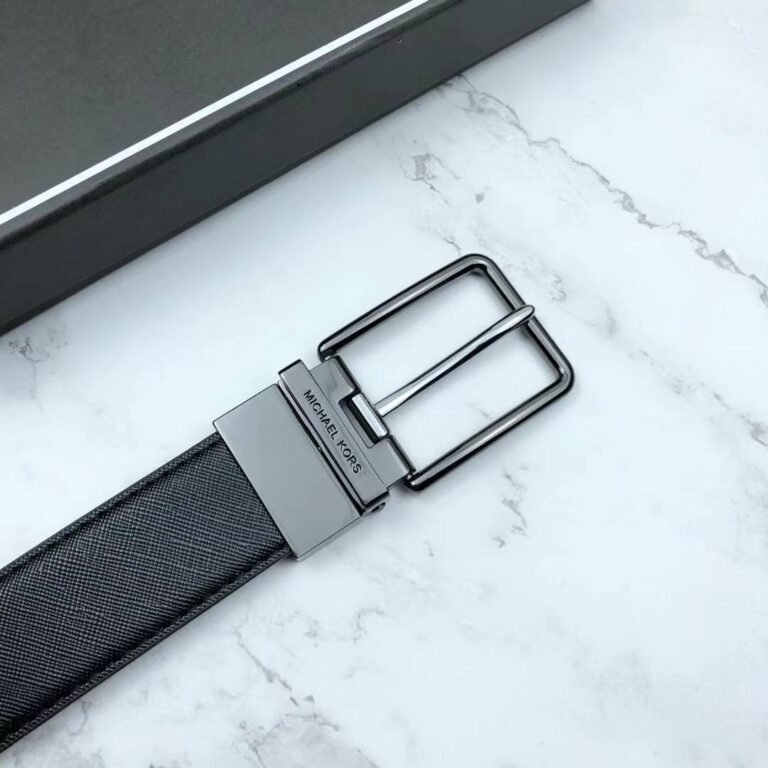 حزام مايكل كورس دبل فيس رجالي - الصورة 4