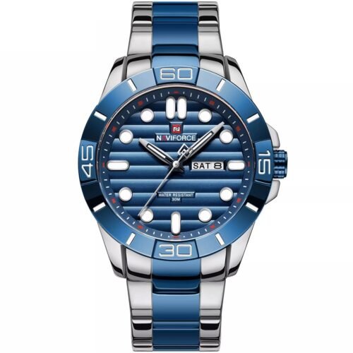 ساعة نافي فورس رجالي NF9198-S-BE