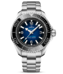 Omega Seamaster Planet Ocean 6000M Co Axial Master Chronometer Blue Dial Silver Steel Strap Watch for Men - 21530462103001