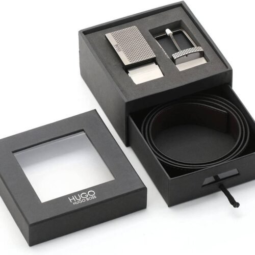 حزام هوغو بوس للرجال دبل فيس