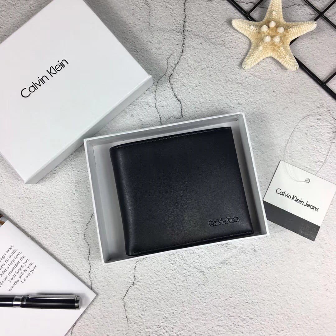 محفظه كالفن كلاين للرجال جلد طبيعي